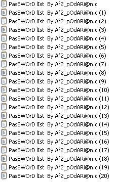 2 Gb pASswOrD liSt  bY Af2 poDarI 